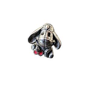 Silver Plated Eeyore Charm